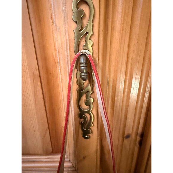 Tignanello Turquoise & Beige Pebbled Leather Convertible Bag w Front Pocket Adj - Picture 13 of 13